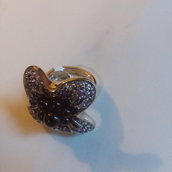 20.70 g brand new genuine brazillian garnet ring, - Picture 1 of 2